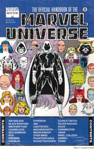 Official Handbook of the Marvel Universe Master Edition #009