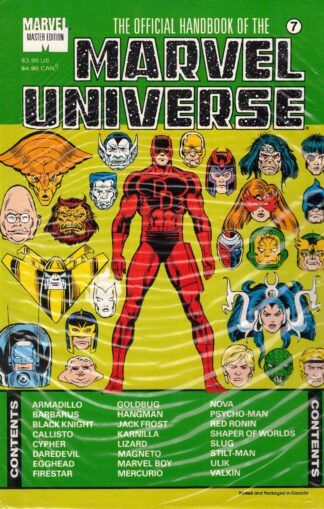 Official Handbook of the Marvel Universe Master Edition #7