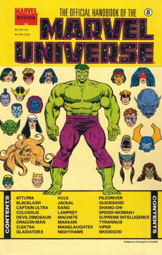 Official Handbook of the Marvel Universe Master Edition #8