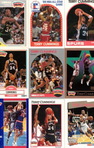 Terry Cummings Cards Lot #1