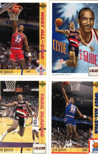 Clyde Drexler Cards - Lot 3