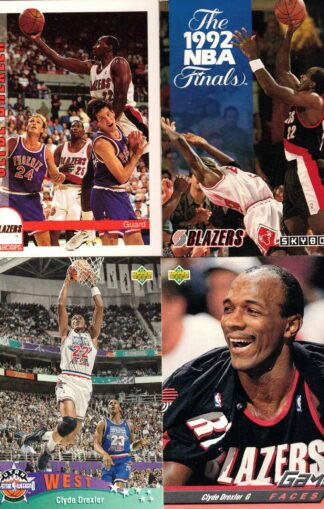 Clyde Drexler Cards - Lot 4