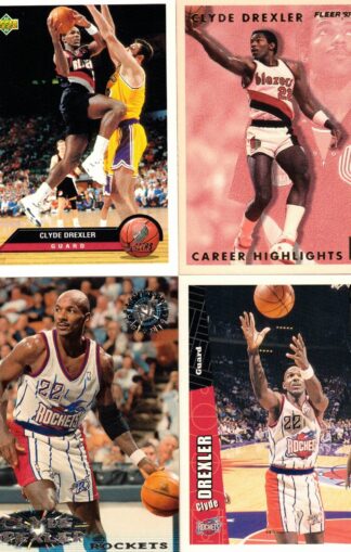 Clyde Drexler Cards - Lot 5