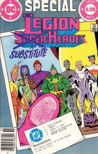 Legion of Substitute Heroes Special #001