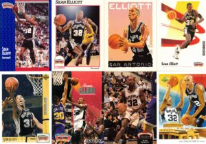 Sean Elliott Cards Lot 1