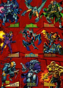 1993 Marvel Universe IV Red Foil-Stamped #1-9