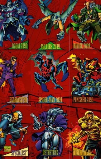 1993 Marvel Universe IV Red Foil-Stamped #1-9