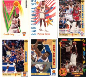 Patrick Ewing Cards Lot 3