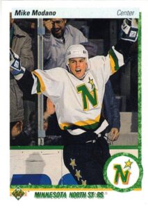 1990-91 Upper Deck #046 Mike Modano Rookie Card