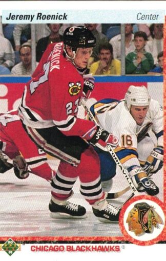 1990-91 Upper Deck #063 Jeremy Roenick Rookie Card
