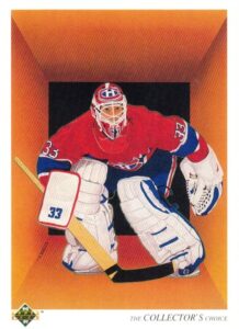 1990-91 Upper Deck #317 Patrick Roy Team Card